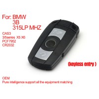pure smart key 3 buttons 315LP MHZ (Keyless-entry) PCF7952 for BMW CAS3