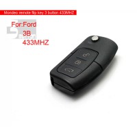 Remote filp key 3 button 433MHZ for Mondeo FO21