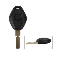 Key Shell 3 Button 4 Track for BMW (back side with the words 433.92MHZ) 10pcs/lot
