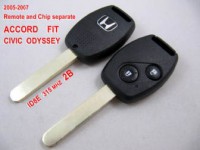 2005-2007 Remote Key 2 Button and Chip Separate ID:8E (315MHZ) Fit ACCORD FIT CIVIC ODYSSEY for Honda