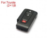 Remote key shell 2+1 Buttons for Toyota prius
