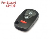 Remote Key Shell 2+1 Buttons for Suzuki 5pcs/lot