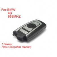 Remote Key 4Buttons 868mhz 7953chips Silver Side for BMW CAS4 F Platform 7Series