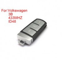 3buttons 433MHZ.ID48 smart remote key for Volkswagen Magotan CC (After market)