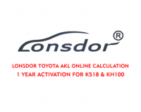 Lonsdor Toyota All Keys Lost AKL Online Calculation for 1 Year Activation for K518ISE and KH100+