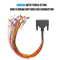 GODIAG DB25 Colorful Jumper Cable for All ECU Connection Free Shipping OBD2-DB25