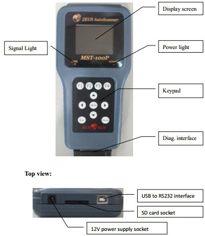 mst-100p-motorcycle-scanner-display