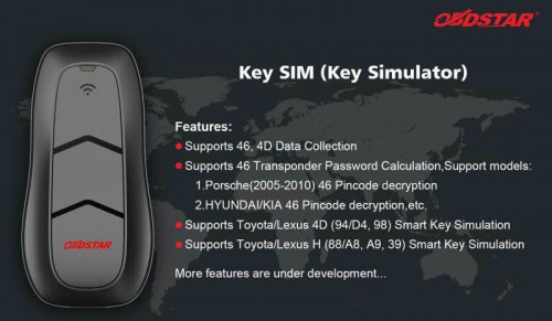 OBDSTAR Key SIM Smart Key Simulator for X300 DP Plus and X300 Pro4