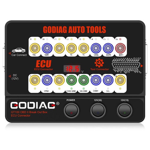 GODIAG GT100 Breakout Box ECU Tool with BMW CAS4 CAS4+ and FEM BDC Test Platform Support All Key Lost